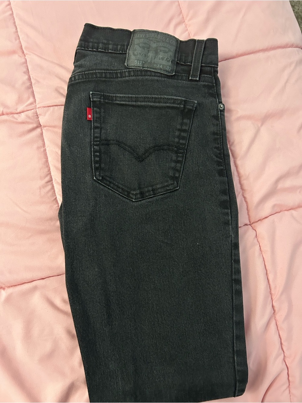Levi's Black Slim Straight Men's Jeans